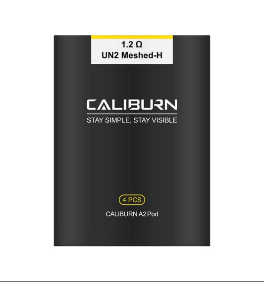 Uwell Caliburn A2 pods box, UN2 Meshed-H 1.2Ω, 4-pack