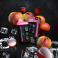 BLVK Bar disposable vape with Peach Mango Lychee flavor, device and box.