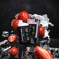 BLVK Bar disposable vape with Strawberry Cream flavor, device and box.