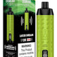Crown Bar Al Fakher 12K disposable vape with Lucid Dream flavor and box.
