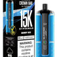 Crown Bar Al Fakher 15K Hypermax disposable vape with Berry Ice flavor.
