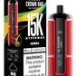 Crown Bar Al Fakher 15K Hypermax disposable vape with Hubba flavor.