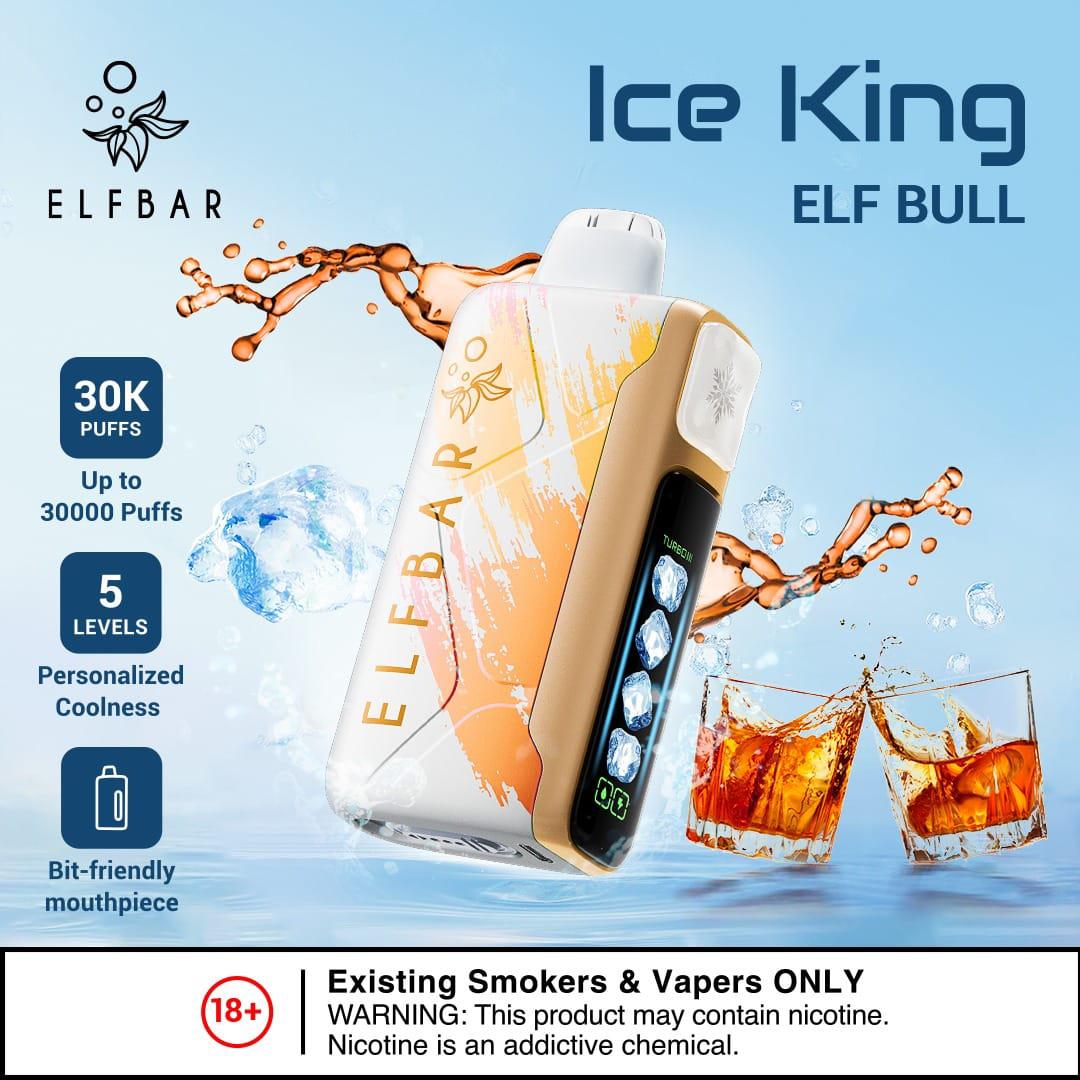 Elfbar Ice King Elf Bull disposable vape 30000 puffs
