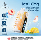 Elfbar Ice King Mango Peach Watermelon disposable vape 30000 puffs
