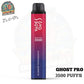 Ghost Pro 3500 puffs disposable vape with Blueberry Pomegranate flavor.