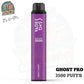 Ghost Pro 3500 puffs disposable vape with Great Grape flavor.