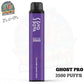 Ghost Pro 3500 puffs disposable vape with Mixed Berry Menthol flavor.