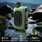Insta Bar 15000 puffs disposable vape with digital screen in nature background