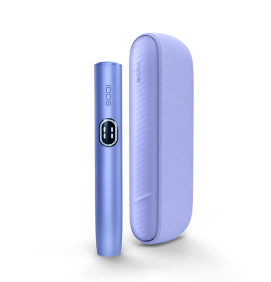Lavender IQOS ILUMA i Standard holder and case, front view