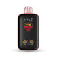 MYLE Turbo 20000 Puffs black disposable vape device with LED display