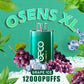 Osens XL Grape Ice disposable vape 12000 puffs with grape flavor