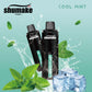 Shumake Cool Mint vape with fresh mint leaves and ice cubes.
