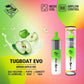 Tugboat EVO disposable vape with Green Apple Ice flavor.
