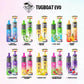 Tugboat EVO disposable vape with assorted flavors.
