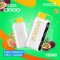 Vozol Star 12000 Kiwi Passion Fruit Guava disposable vape with 12000 puffs