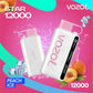 Vozol Star 12000 Peach ice disposable vape with 12000 puffs
