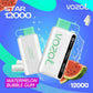 Vozol Star 12000 Watermelon Bubble Gum disposable vape with 12000 puffs