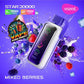 Vozol Star 20000 Puffs Mixed Berries disposable vape with assorted berry flavors