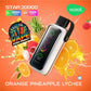 Vozol Star 20000 Puffs Orange Pineapple Lychee vape with tropical fruit flavors