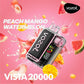 Vozol Vista 20000 puffs disposable vape, Peach Mango Watermelon flavor, device only.