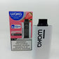 WAKA Strawberry Burst disposable vape 10000 puffs with box and device