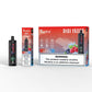 Yuoto Digi 15000 puffs disposable vape, Blue Raspberry flavor, red box and device.