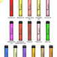 Yuoto XXL disposable vape pen flavors lineup with colorful devices