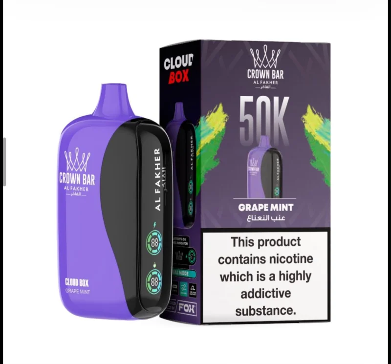 Al Fakher Crown Bar 50K Grape Mint