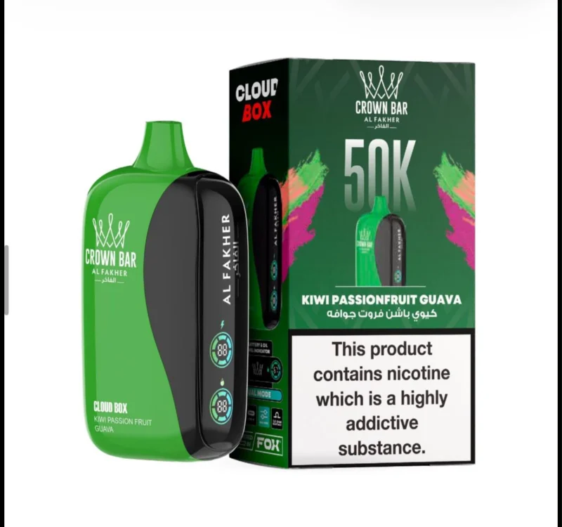 Al Fakher Crown Bar 50K Kiwi Passionfruit Guava