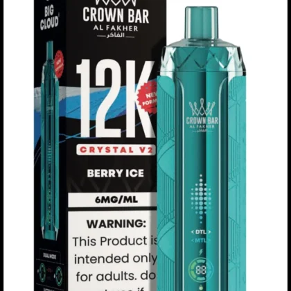 Al Fakher Crown Bar 12K Crystal V2 Berry Ice