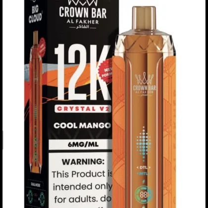 Al Fakher Crown Bar 12K Crystal V2 Cool Mango