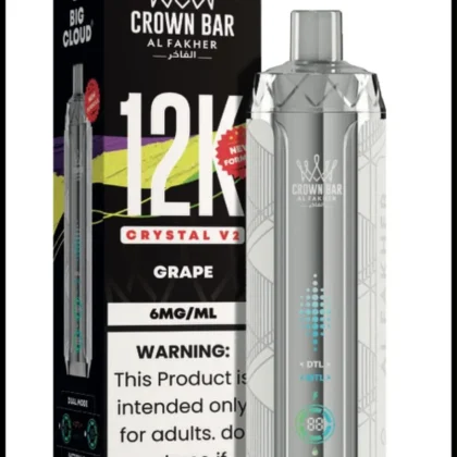 Al Fakher Crown Bar 12K Crystal V2 Grape