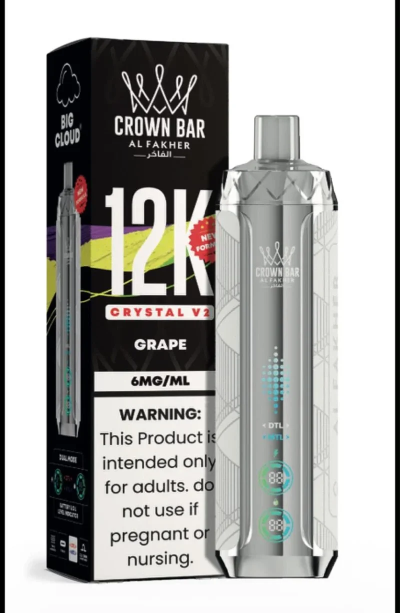 Al Fakher Crown Bar 12K Crystal V2 Grape