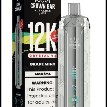 Al Fakher Crown Bar 12K Crystal V2 Grape Mint
