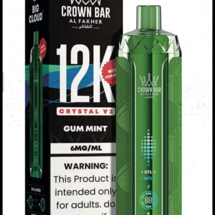 Al Fakher Crown Bar 12K Crystal V2 Gum Mint