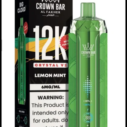 Al Fakher Crown Bar 12K Crystal V2 Lemon Mint