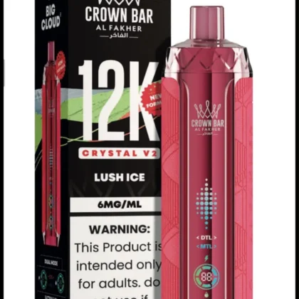 Al Fakher Crown Bar 12K Crystal V2 Lush Ice