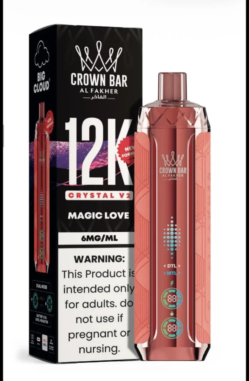 Al Fakher Crown Bar 12K Crystal V2 Magic Love