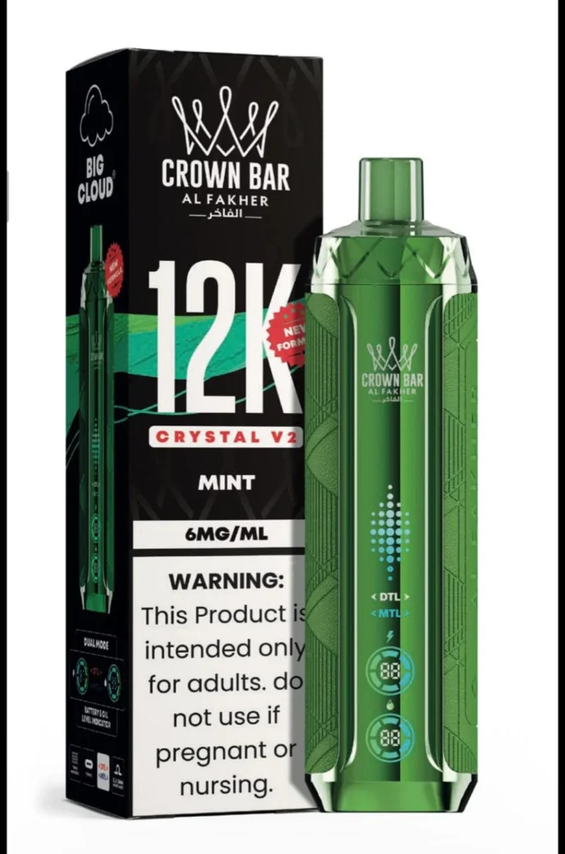 Al Fakher Crown Bar 12K Crystal V2 Mint