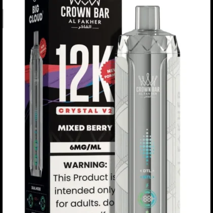 Al Fakher Crown Bar 12K Crystal V2 Mixed Berry