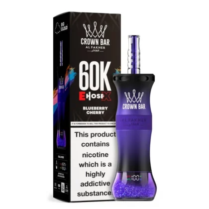 Al Fakher Crown Bar 60K E-Hose X Blueberry Cherry