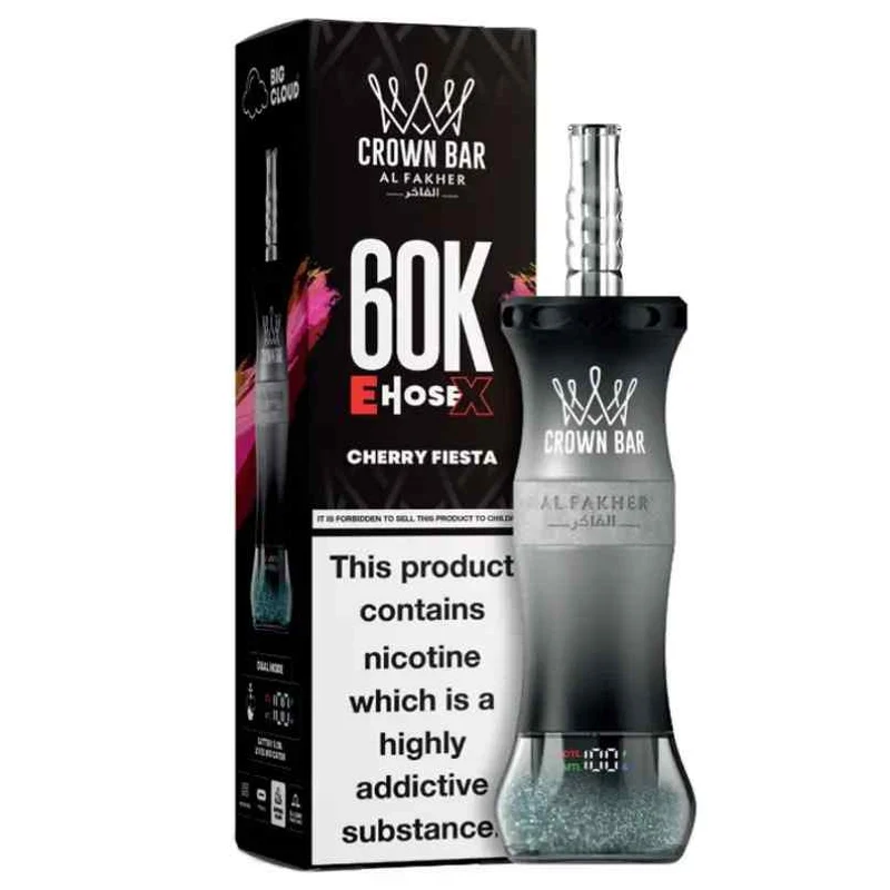 Al Fakher Crown Bar 60K E-Hose X Cherry Fiesta