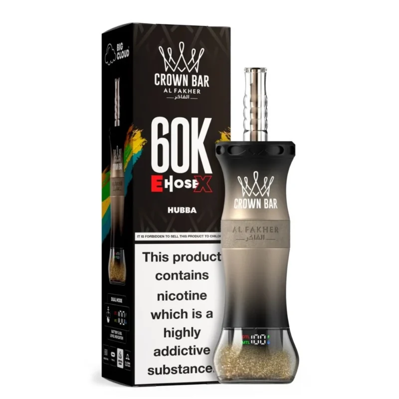 Al Fakher Crown Bar 60K E-Hose X Hubby