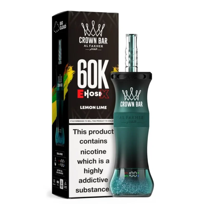 Al Fakher Crown Bar 60K E-Hose X Lemon Lime