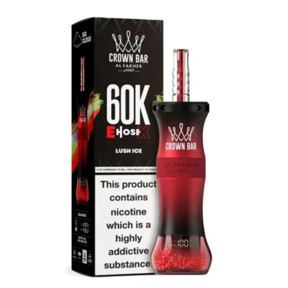 Al Fakher Crown Bar 60K E-Hose X Lush Ice