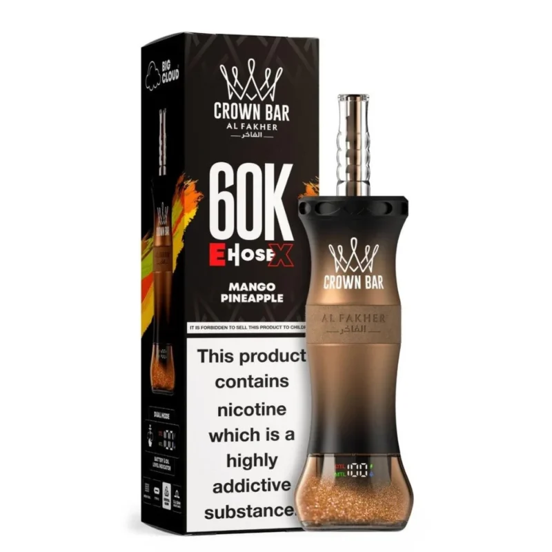Al Fakher Crown Bar 60K E-Hose X Mango Pineapple