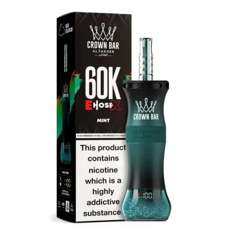 Al Fakher Crown Bar 60K E-Hose X Mint