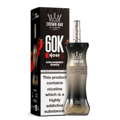 Al Fakher Crown Bar 60K E-Hose X Strawberry Punch