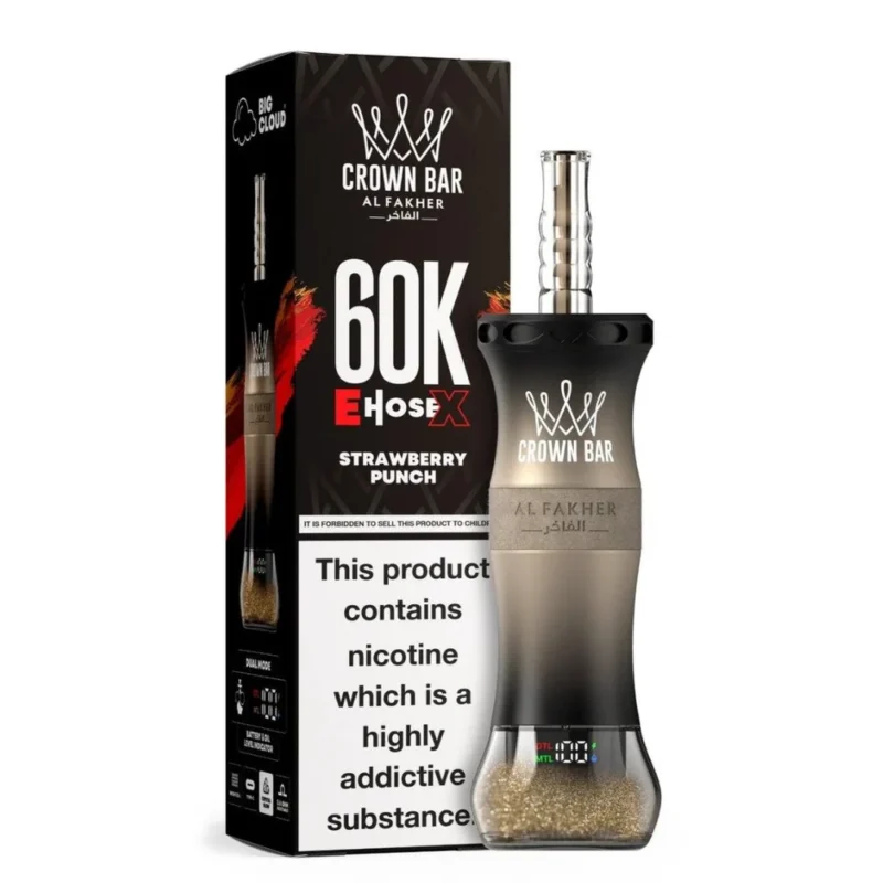 Al Fakher Crown Bar 60K E-Hose X Strawberry Punch