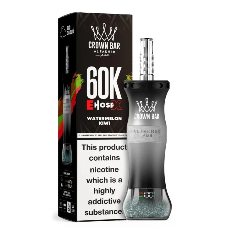 Al Fakher Crown Bar 60K E-Hose X Watermelon Kiwi